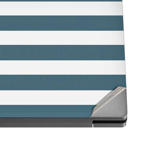 Polka Dots and Stripes Heart in Blue Dell XPS Skin